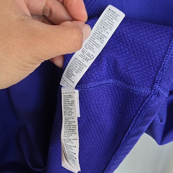 ATHLETA Women's Athleta Whistler Half Zip Hoodie, Noble Blue (Purple), Size L - Picture 14 of 16